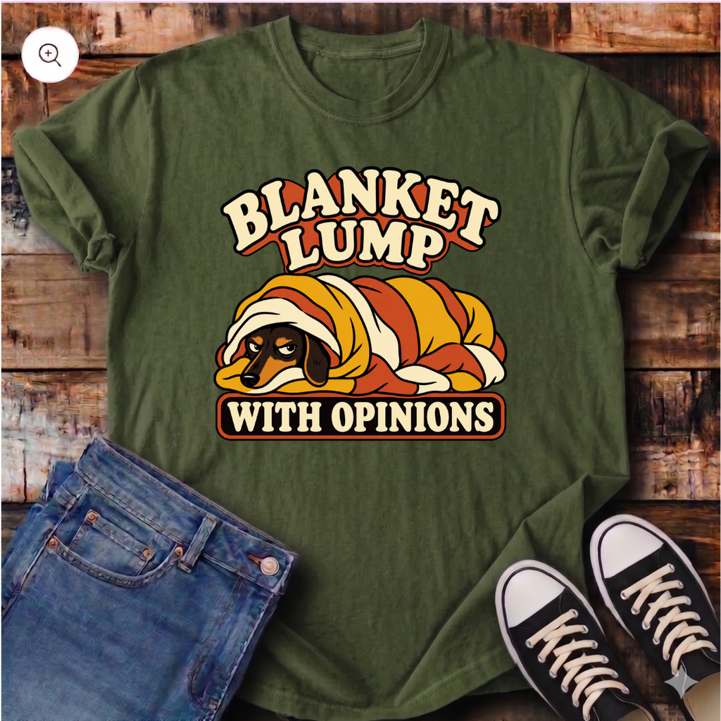 Blanket Lump With Opinions T-Shirt