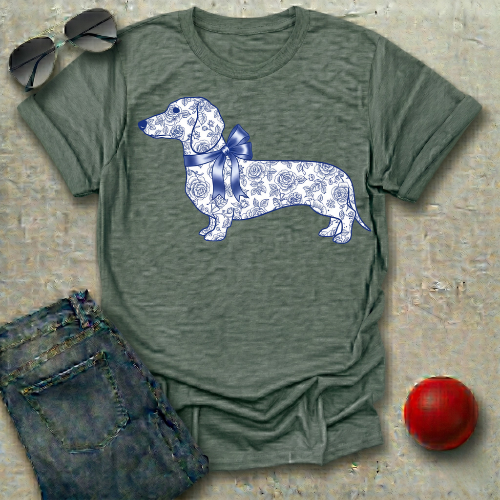 Blue Bonnet Dachshund T-Shirt
