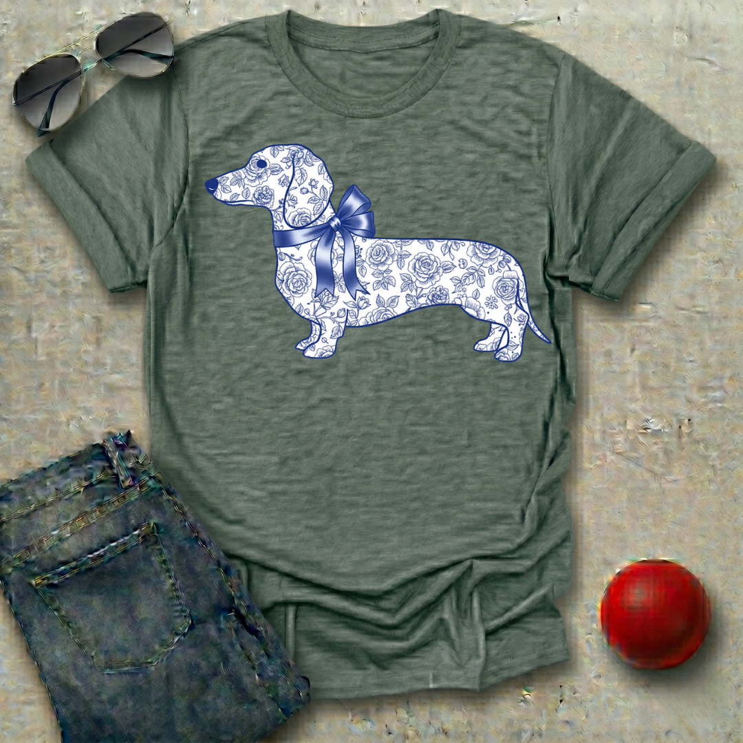 Blue Bonnet Dachshund T-Shirt