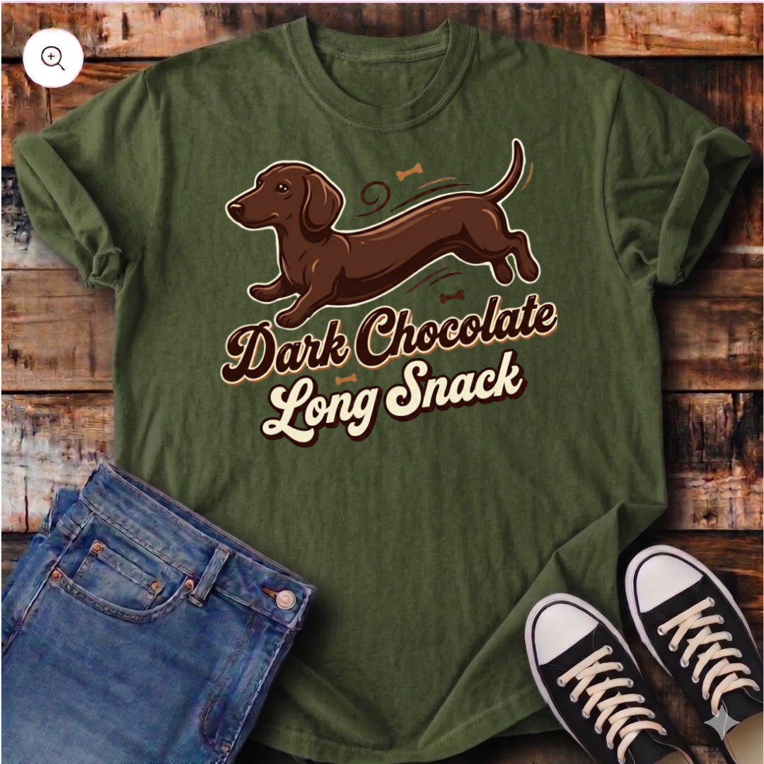 Dark Chocolate Long Snack T-Shirt