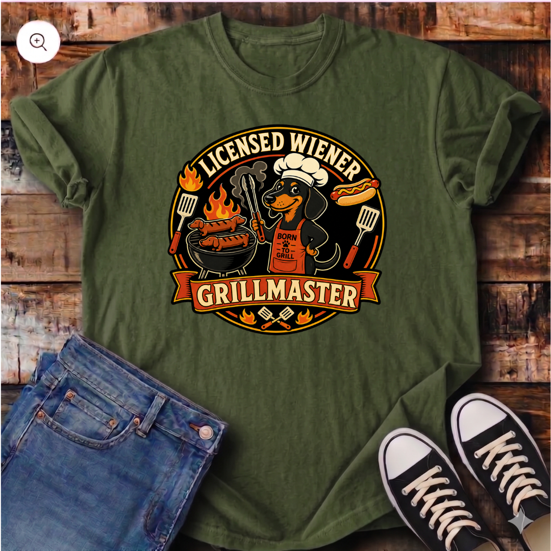 Licensed Wiener Grillmaster T-Shirt