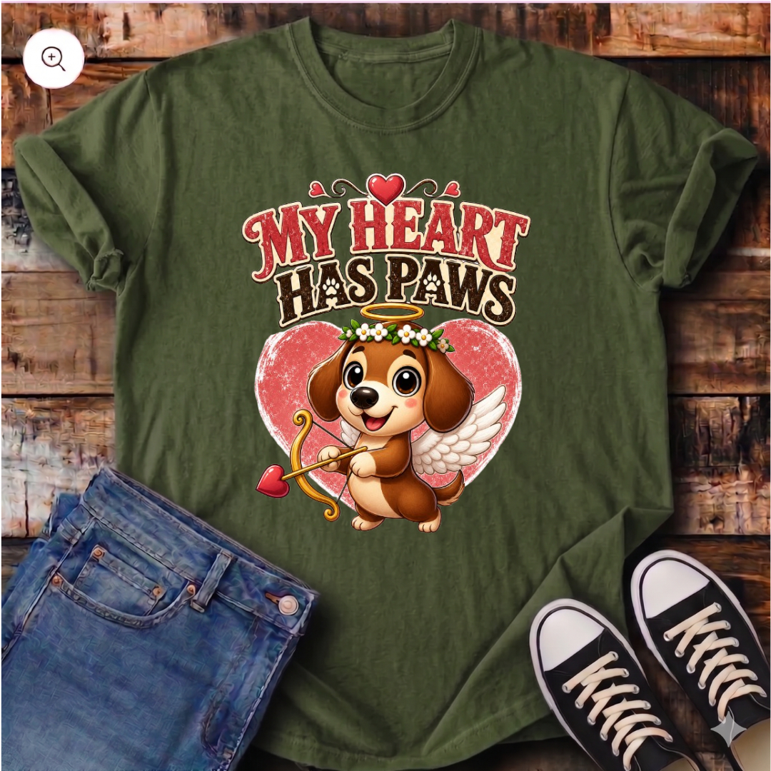 My Heart Has Paws T-Shirt