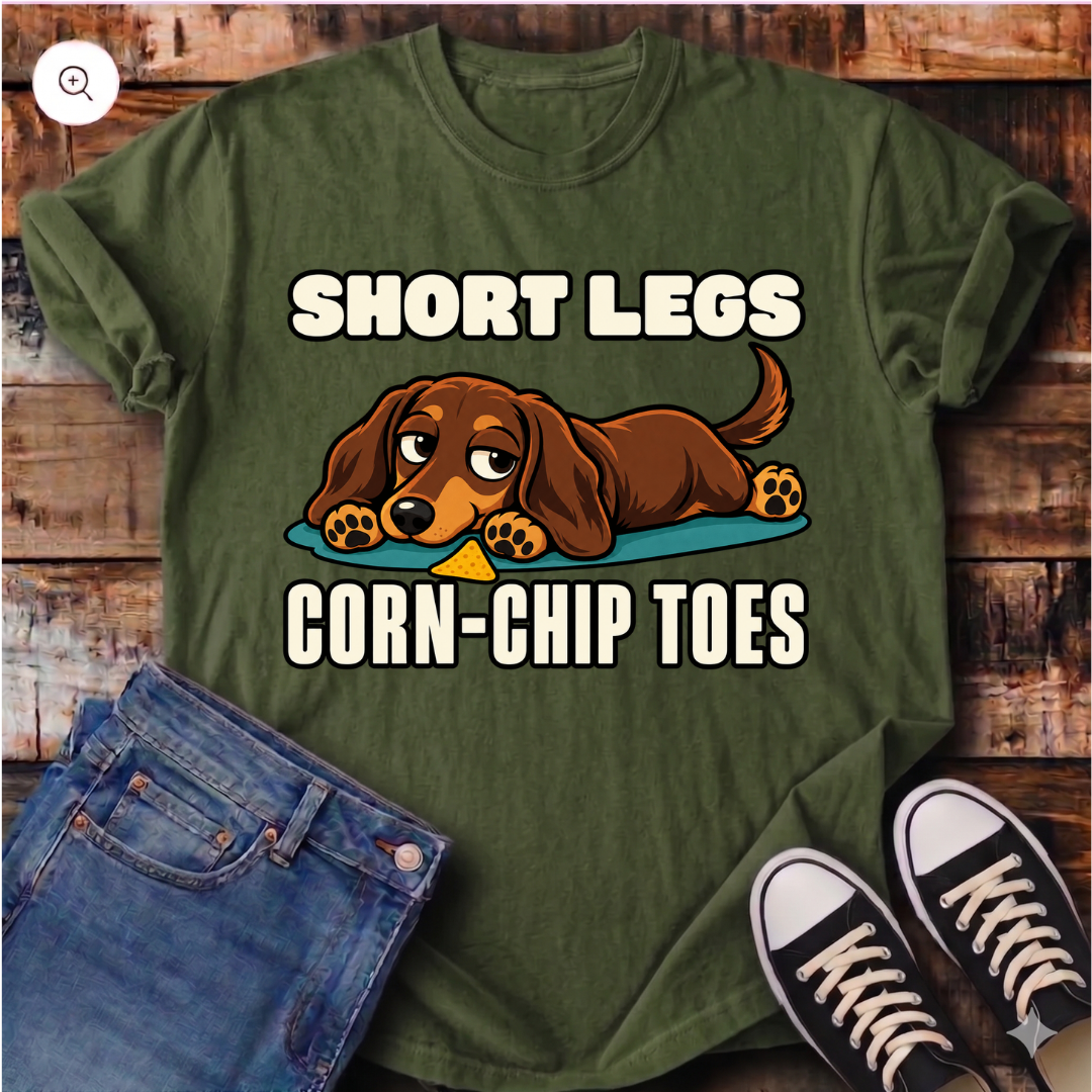 Short Legs, Corn Chip Toes T-Shirt