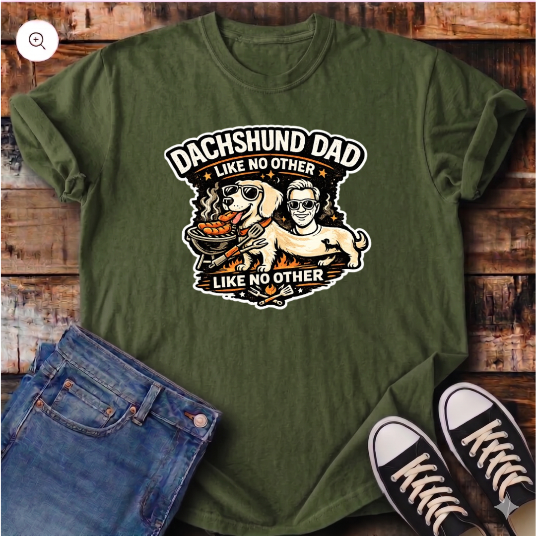 Dachshund Dad Like No Other T-Shirt