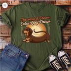 Chocolate & Cream, Extra Long Dream T-Shirt