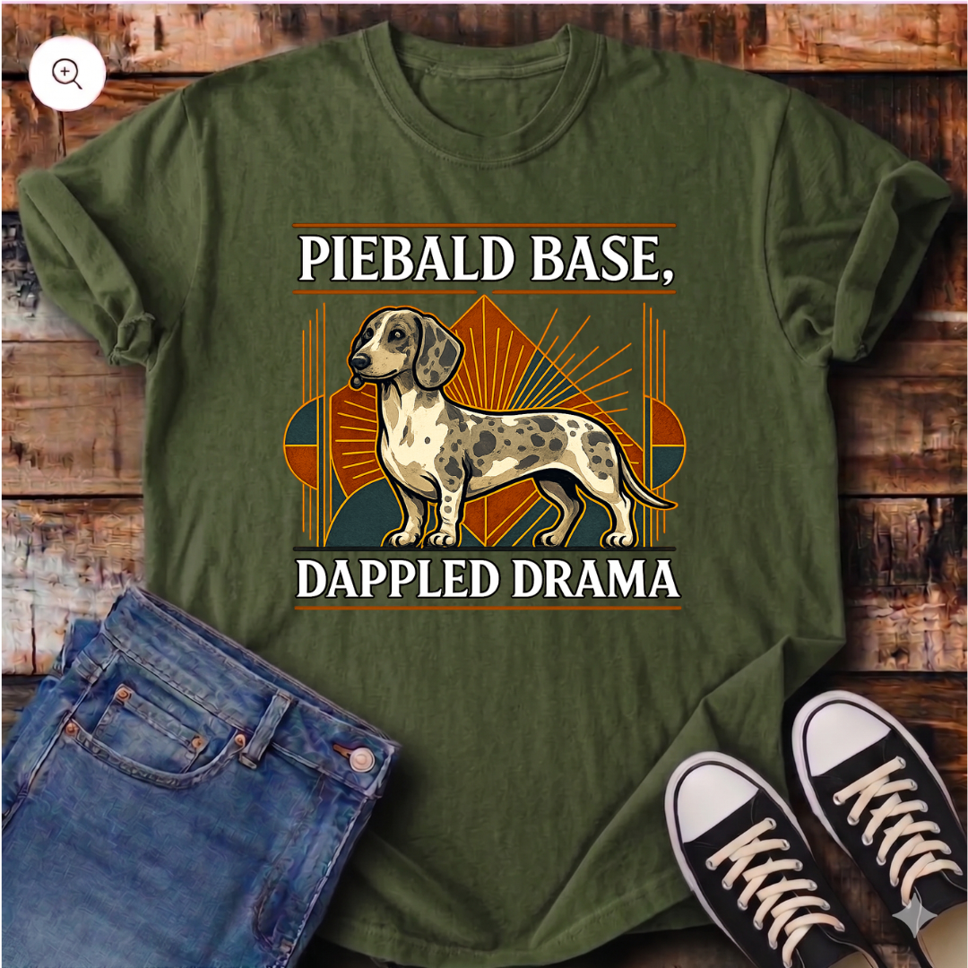 Piebald Base Dappled Drama T-Shirt