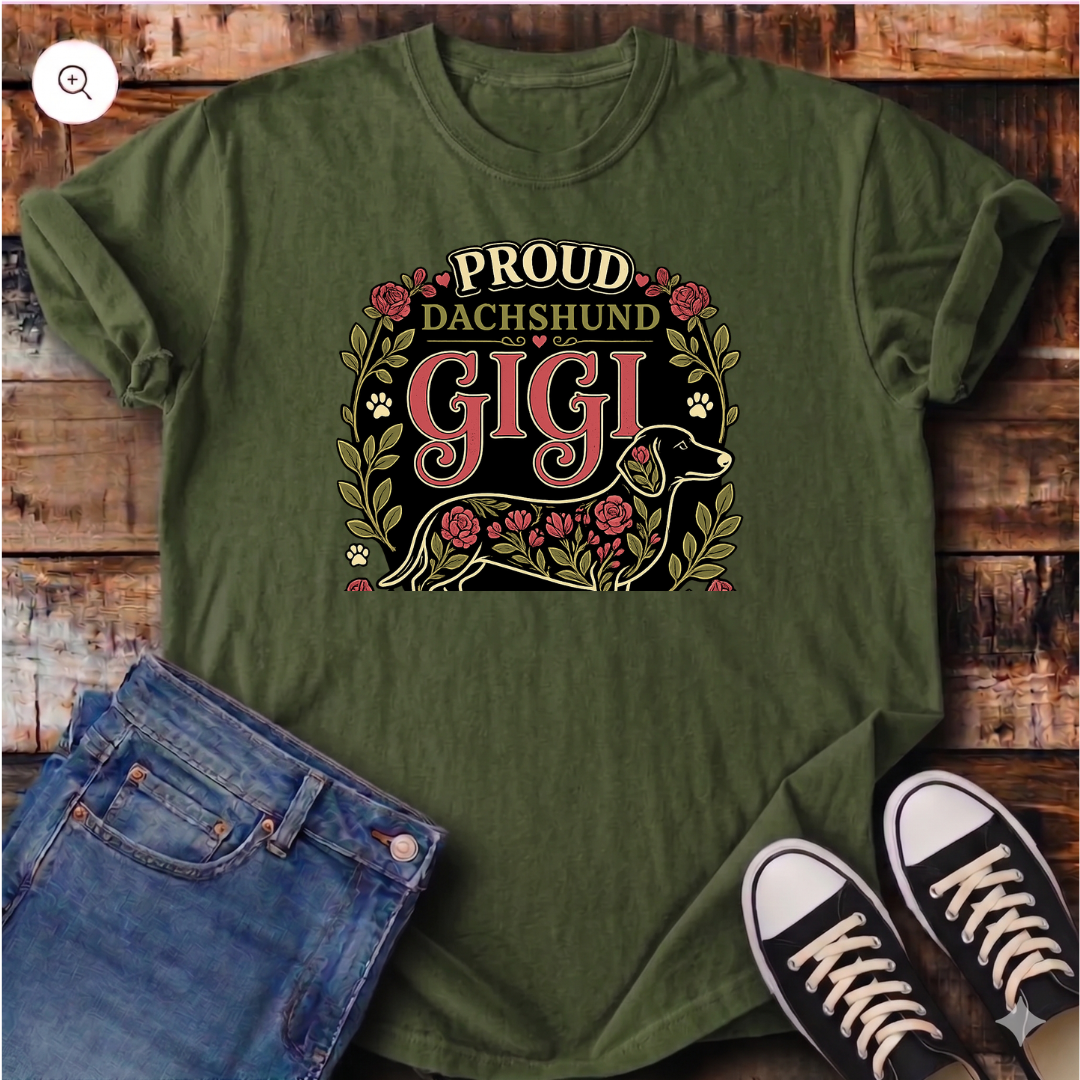 Proud Dachshund Gigi T-Shirt