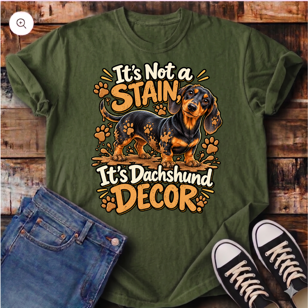 It's Not a Stain, It's Dachshund Decor T-Shirt