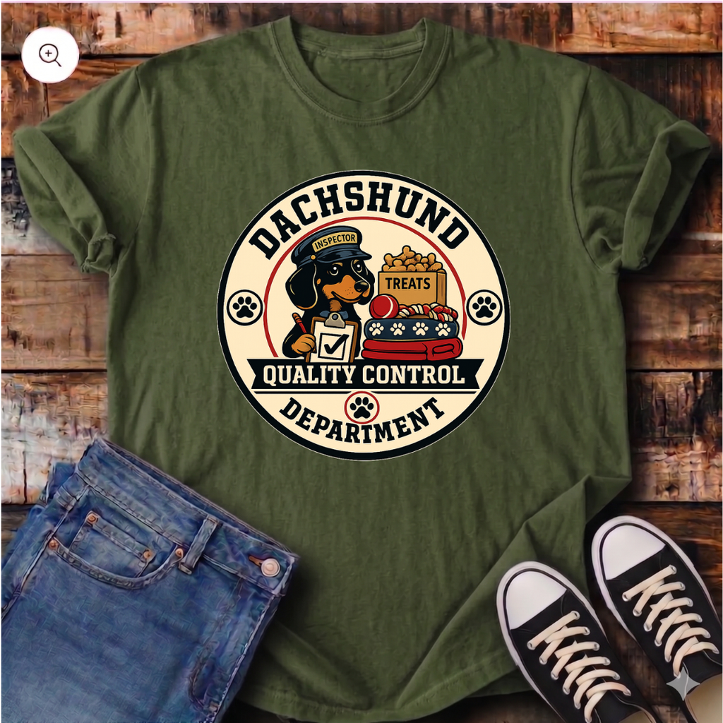 Dachshund Quality Control T-Shirt