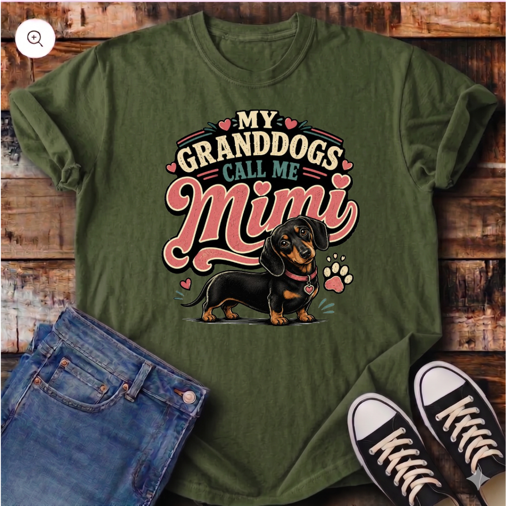 My Granddogs Call Me Mimi  T-Shirt