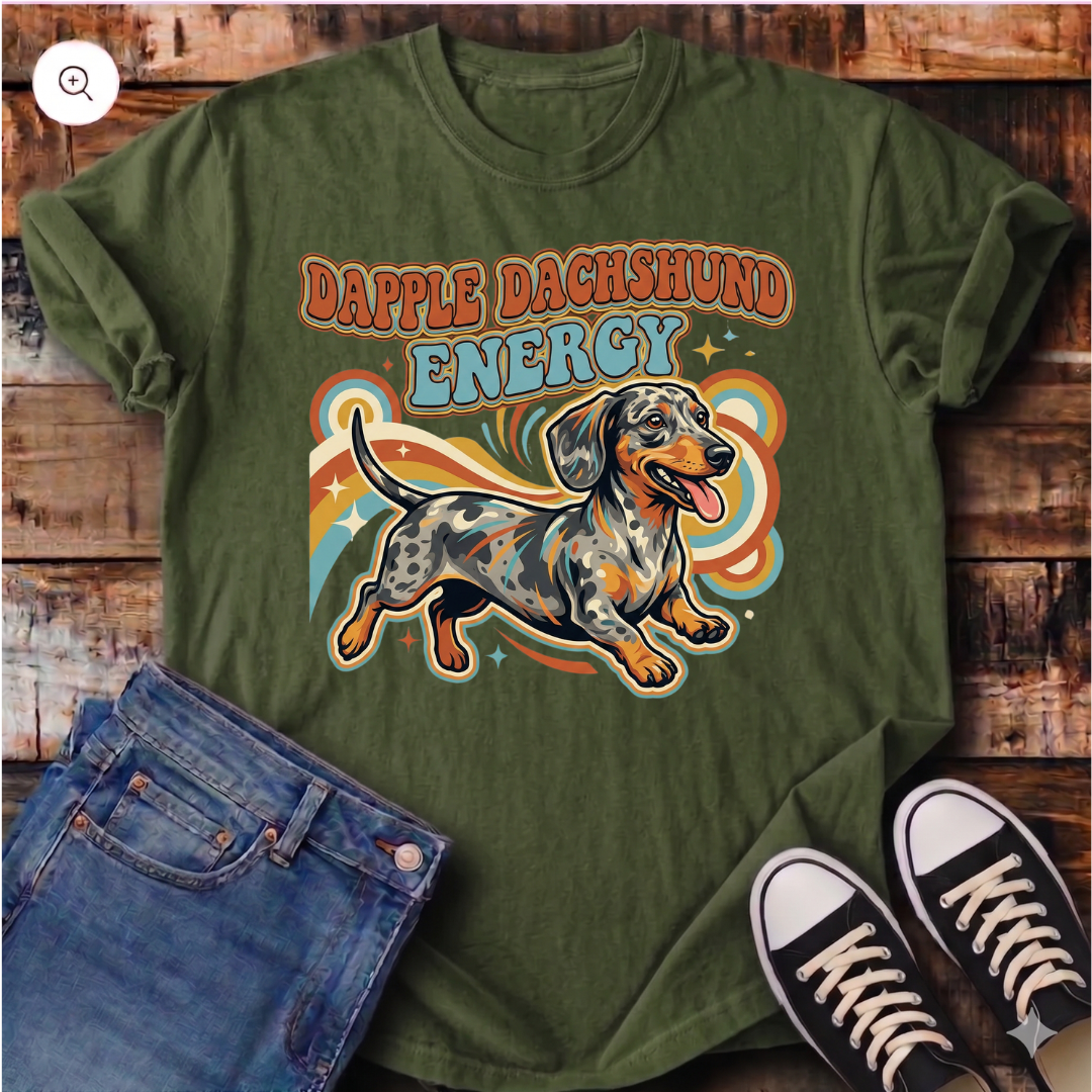 Dapple Dachshund Energy T-Shirt