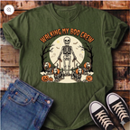Walking My Boo Crew T-Shirt