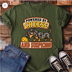Powered by Cheese and Suspicion T-Shirt