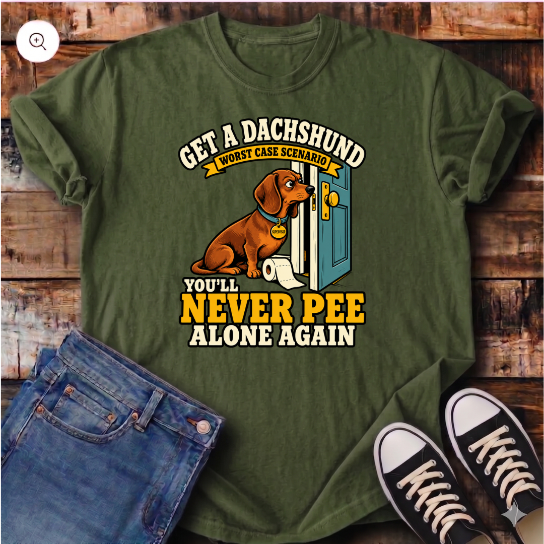 You'll Never Pee Alone Again T-Shirt