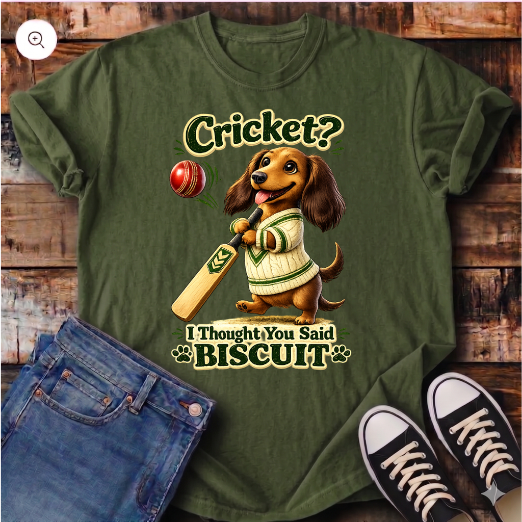 Cricket? I Thought You Said Biscuit T-Shirt