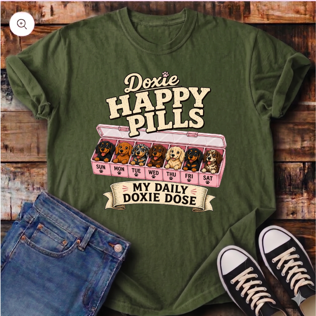 Doxie Happy Pills T-Shirt