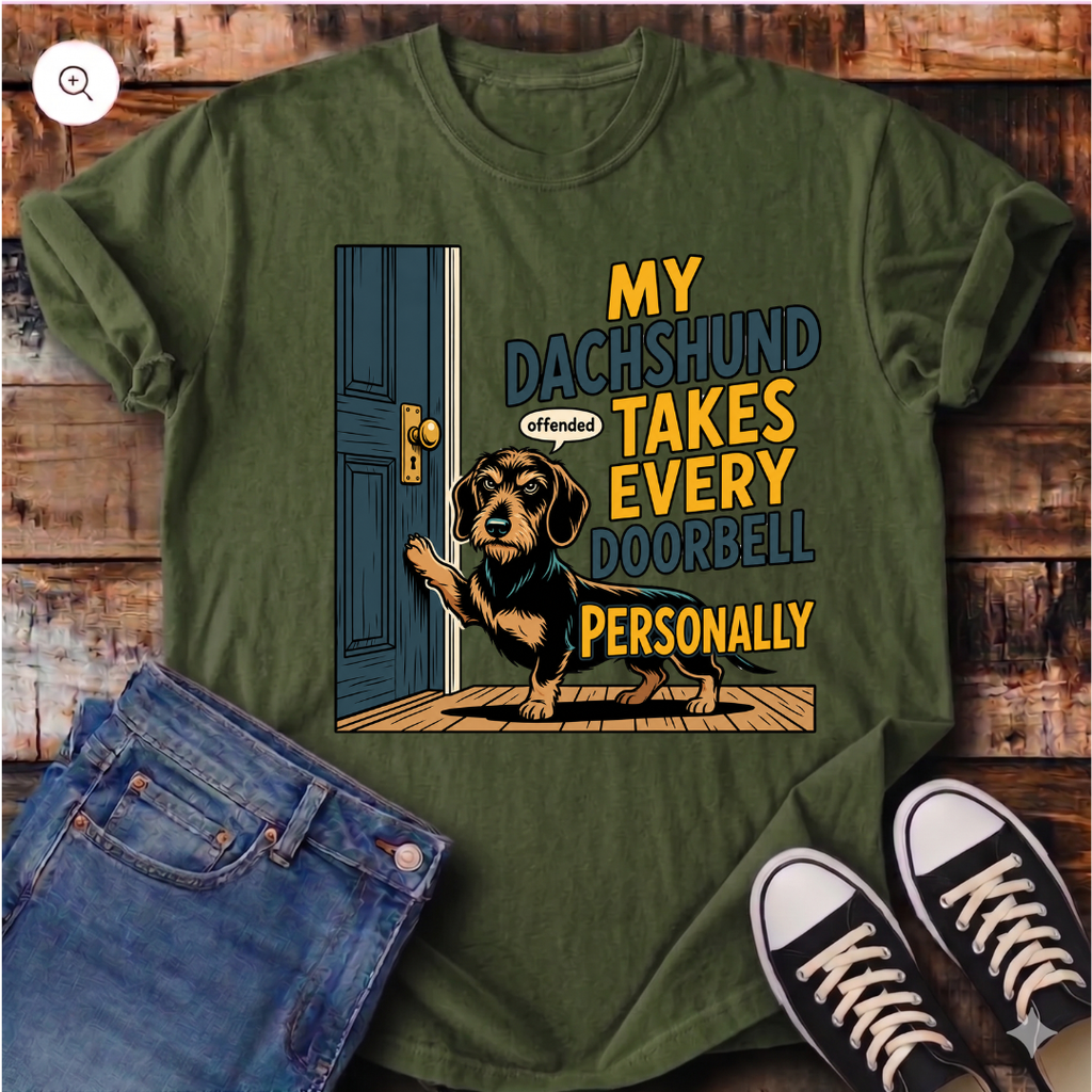My Dachshund Takes Every Doorbell Personally T-Shirt