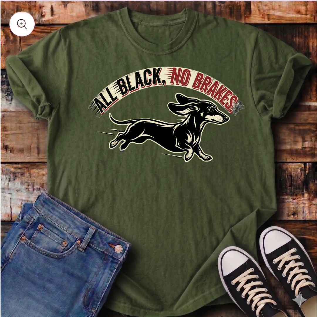 All Black No Brakes T-Shirt