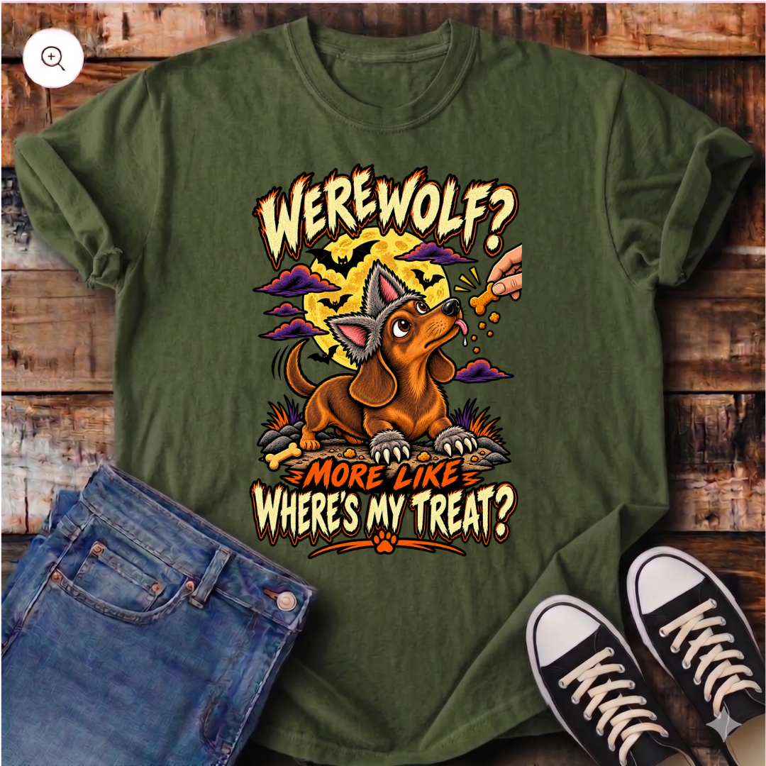 Werewolf Where's my Treat T-Shirt