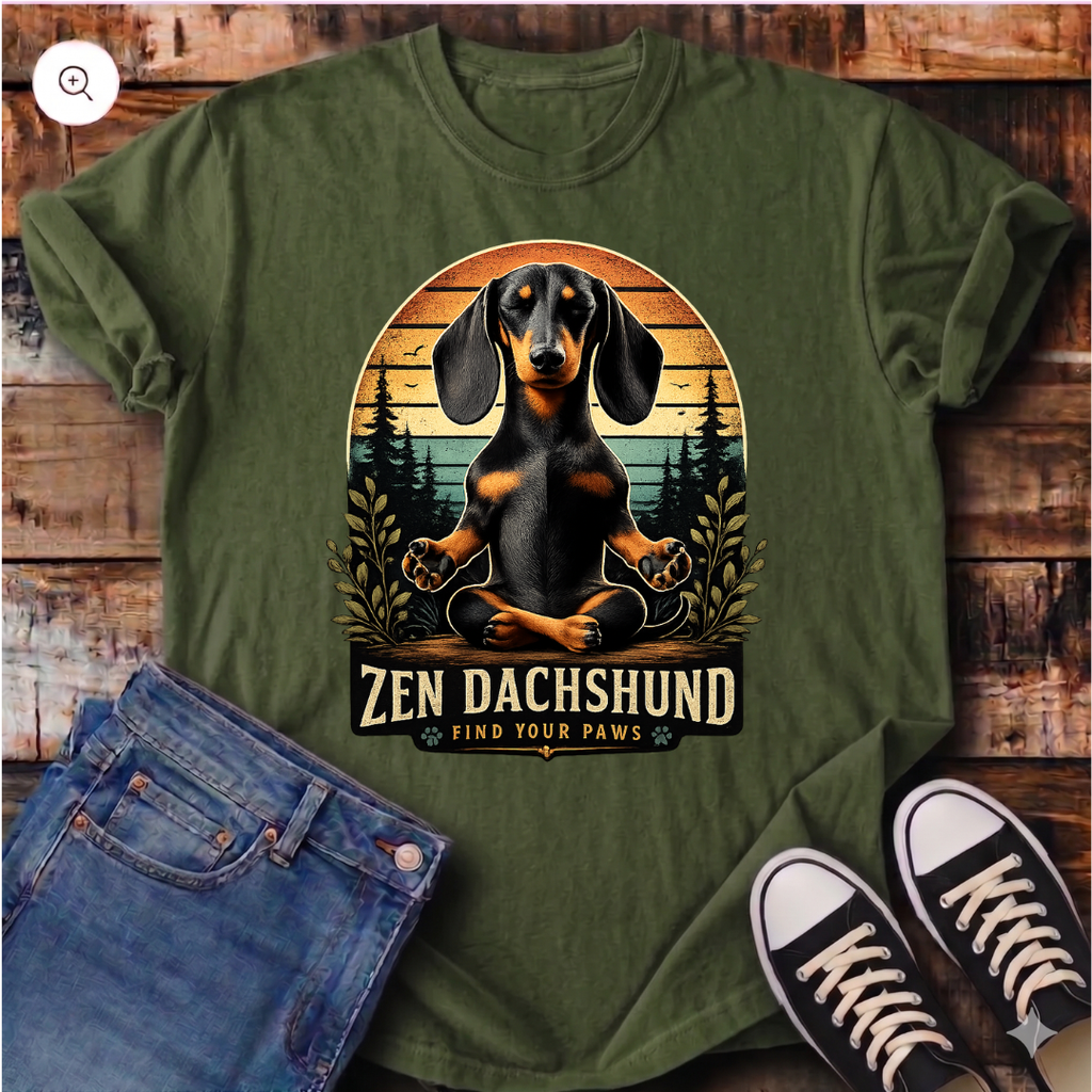 Zen Dachshund T-Shirt