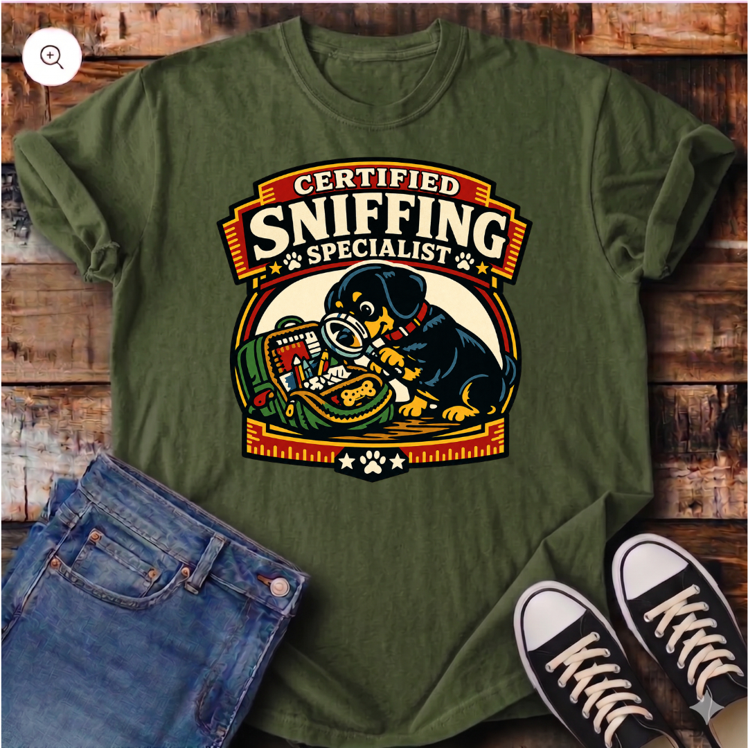 Certified Sniffing Specialist T-Shirt