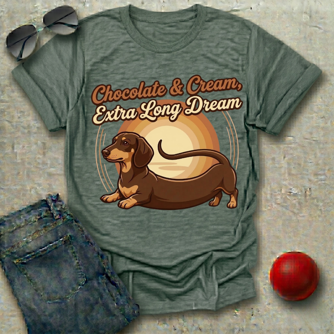 Chocolate & Cream, Extra Long Dream T-Shirt