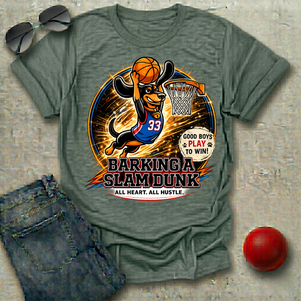 Barking a Slam Dunk T-Shirt