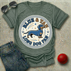 Blue and Tan Long Dog Fan T-Shirt