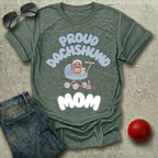 Proud Dachshund Mom Blue T-Shirt