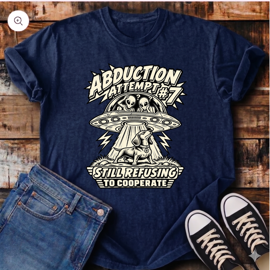 Alien Abduction Attempt T-Shirt
