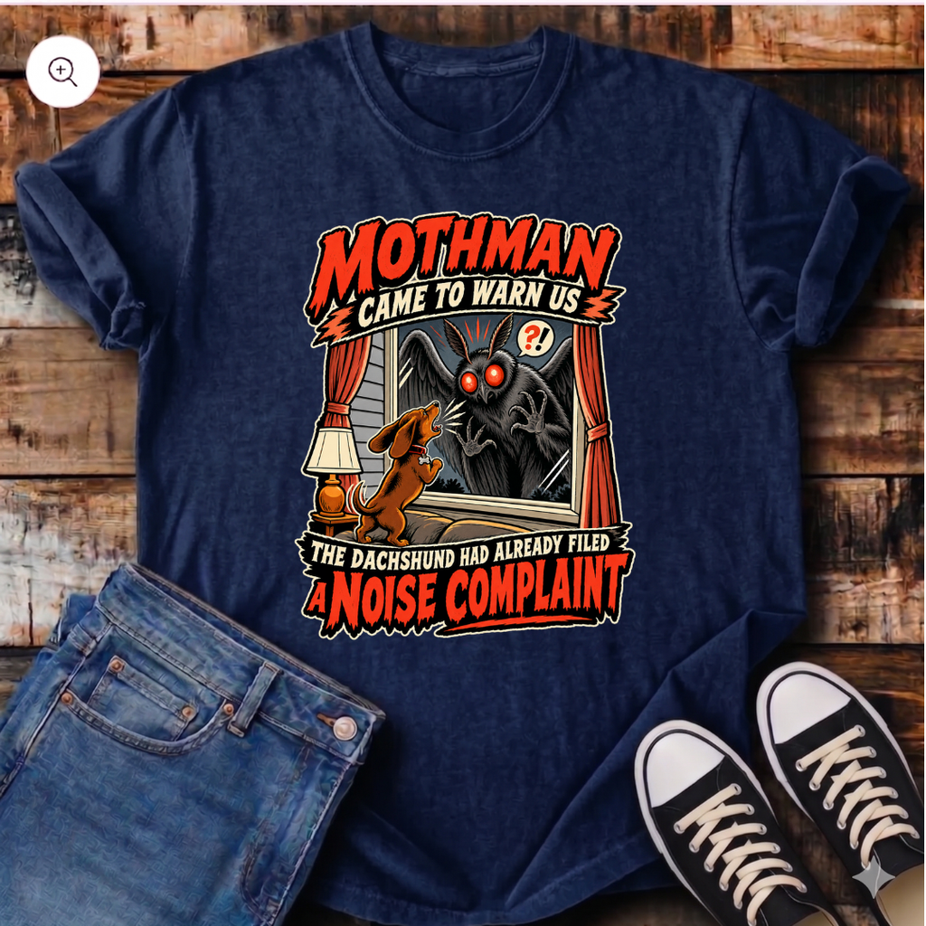 Mothman and Dachshund T-Shirt