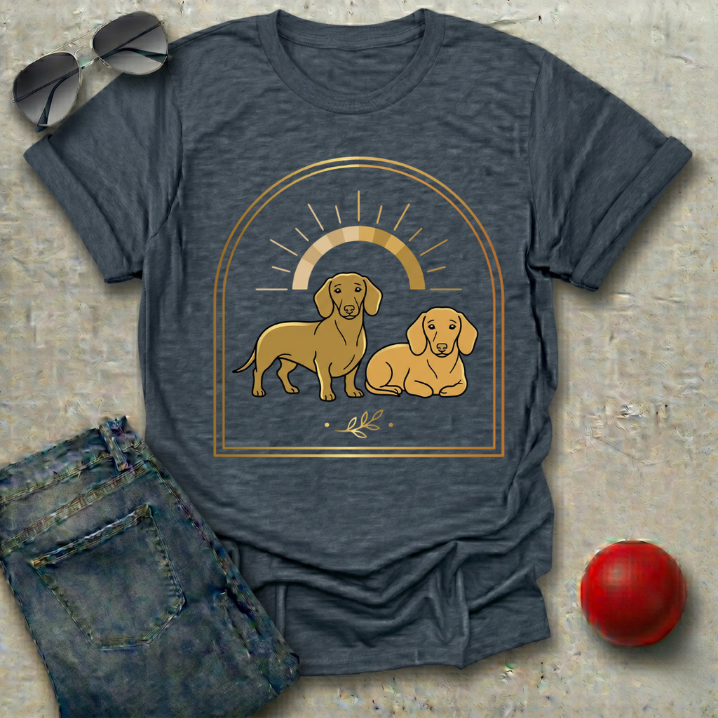 Dachshund Couple T-Shirt