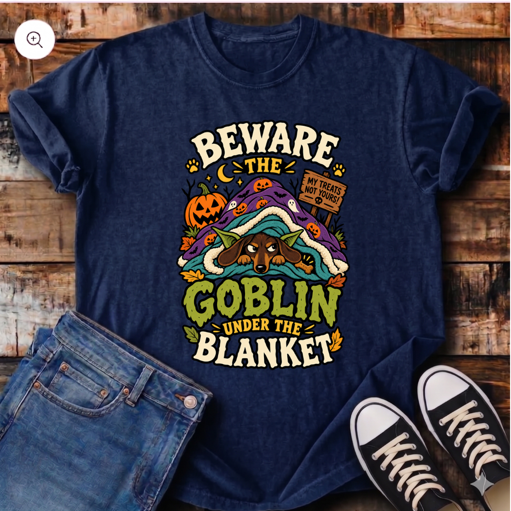 Beware the Goblin Under the Blanket T-Shirt
