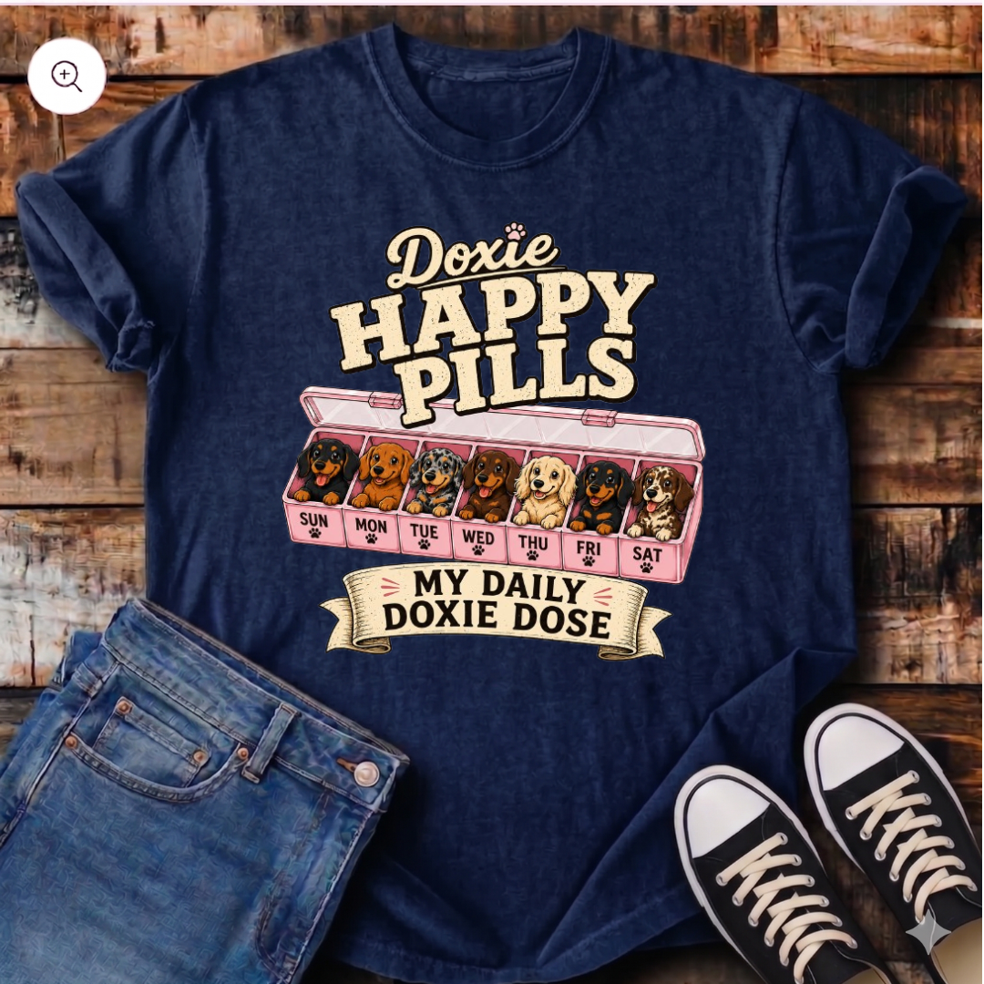Doxie Happy Pills T-Shirt
