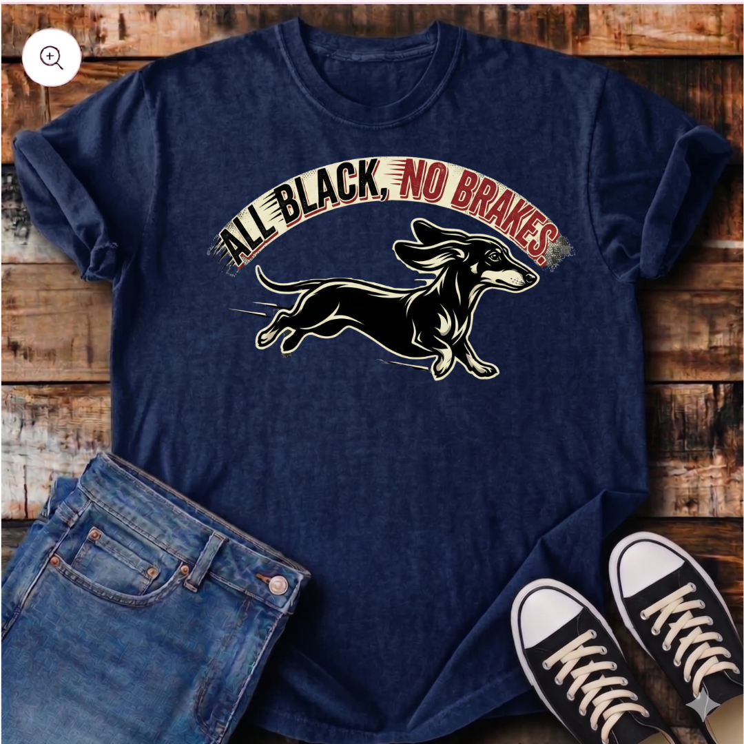 All Black No Brakes T-Shirt