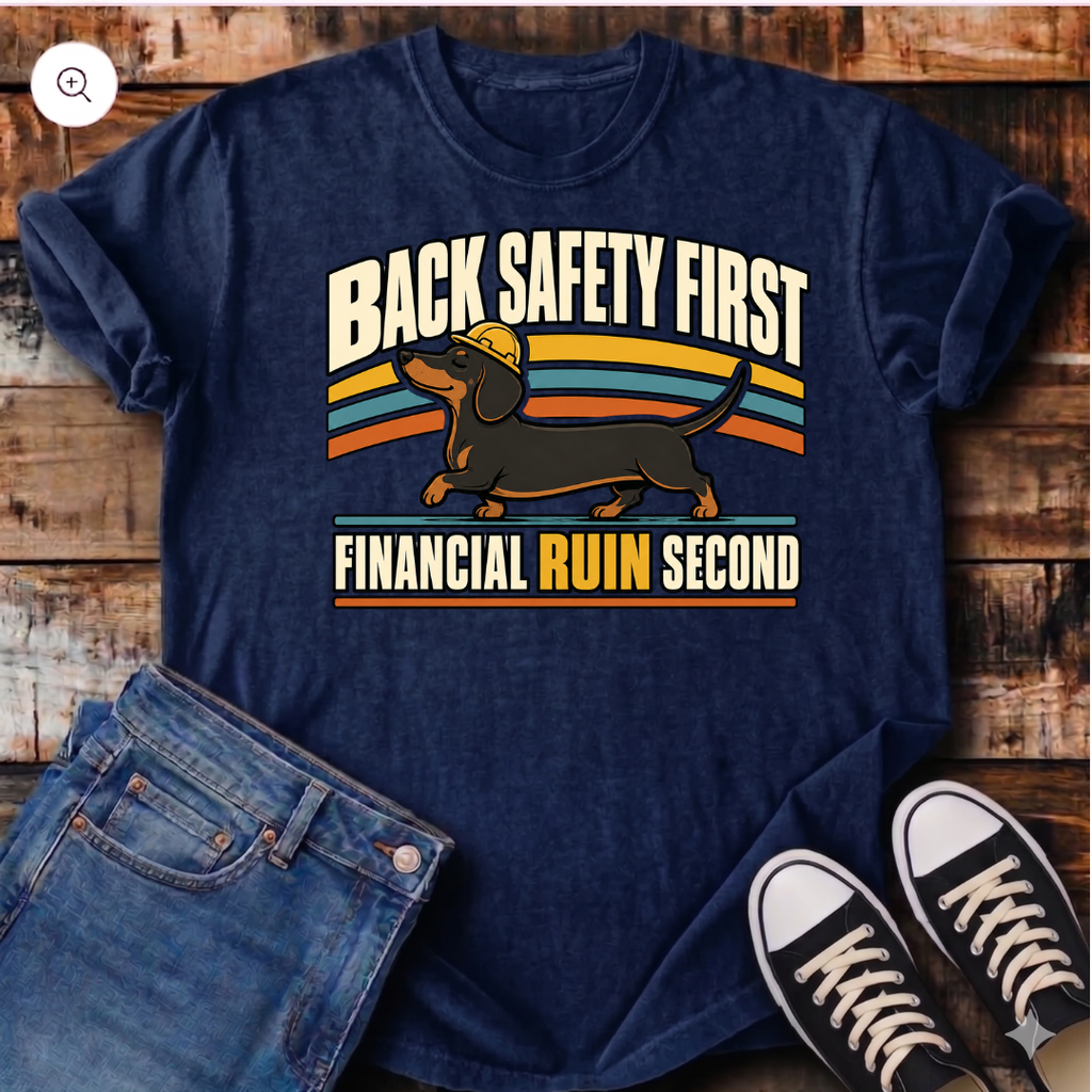 Back Safety First T-Shirt