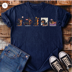 Dachshunds in a Row T-Shirt