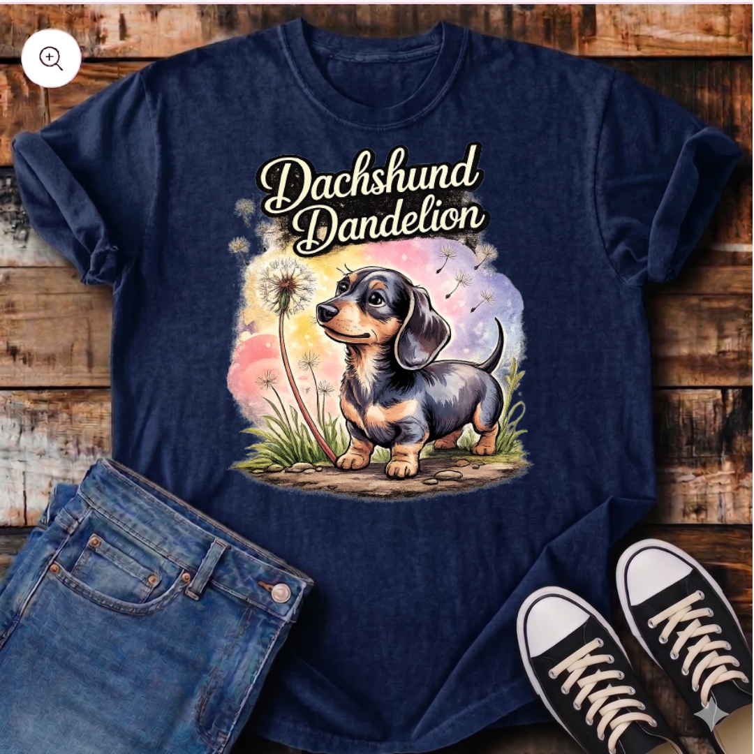 Dandelion Dachshund T-Shirt