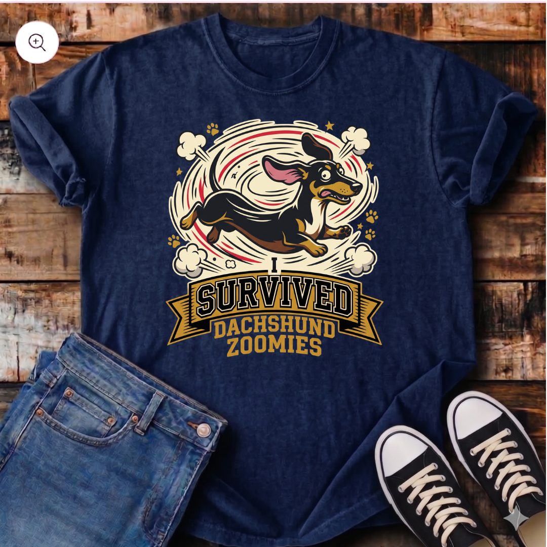 I Survived Dachshund Zoomies T-Shirt