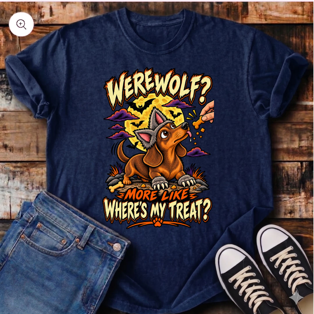 Werewolf Where's my Treat T-Shirt