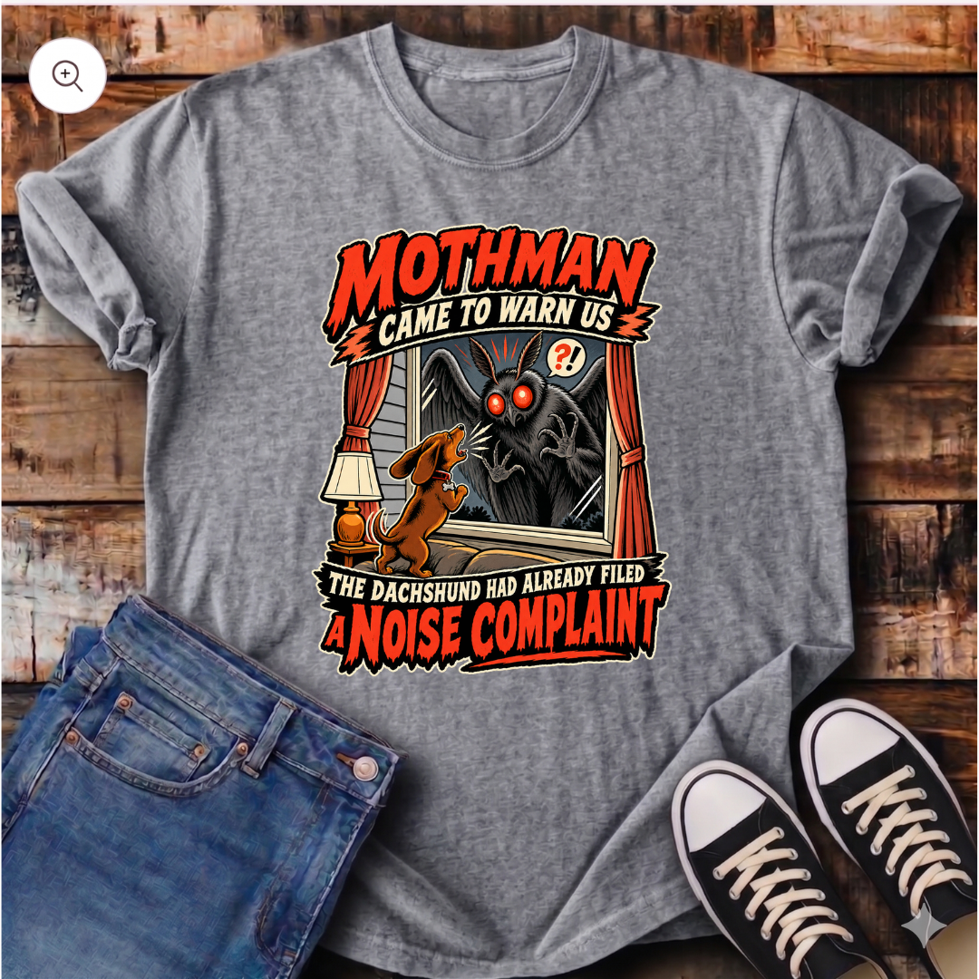 Mothman and Dachshund T-Shirt