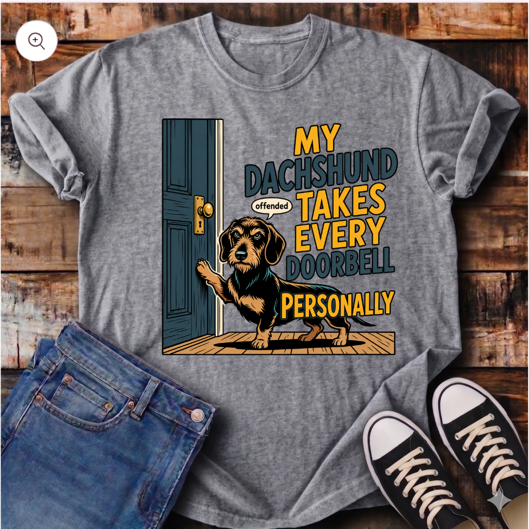 My Dachshund Takes Every Doorbell Personally T-Shirt