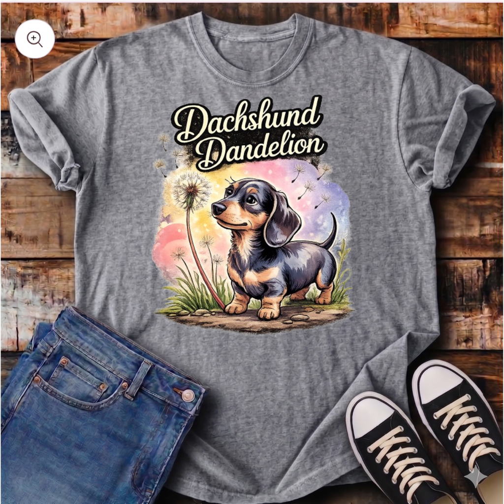 Dandelion Dachshund T-Shirt