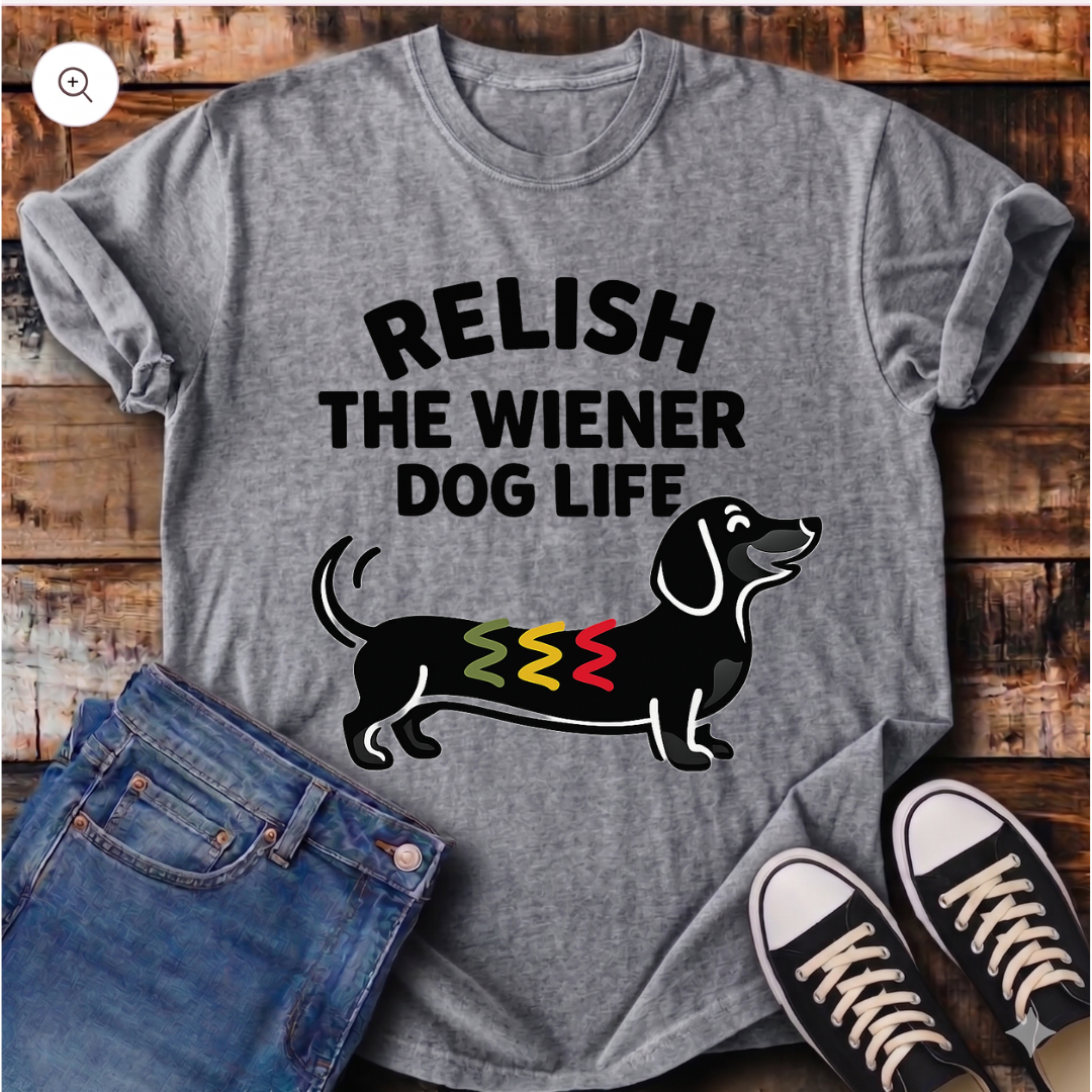 Relish the Wiener Dog Life T-Shirt