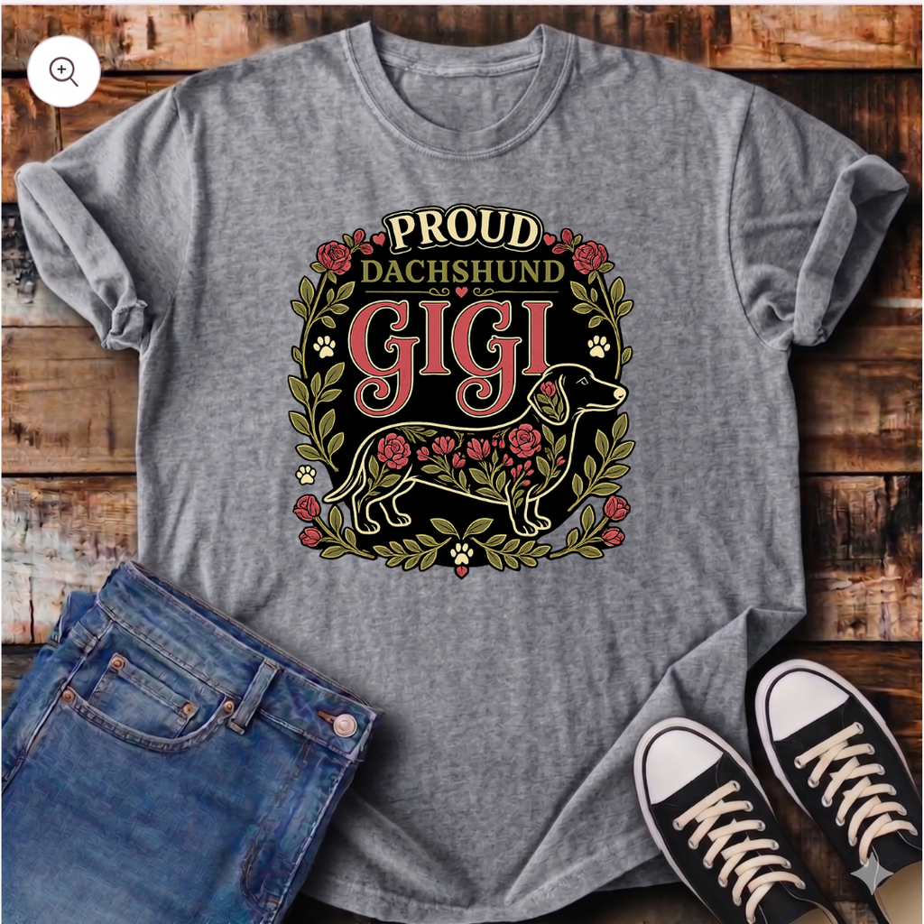 Proud Dachshund Gigi T-Shirt