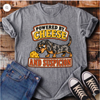 Powered by Cheese and Suspicion T-Shirt