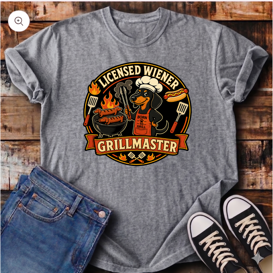 Licensed Wiener Grillmaster T-Shirt