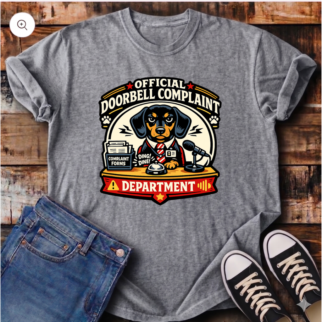 Official Doorbell Complaint Department T-Shirt