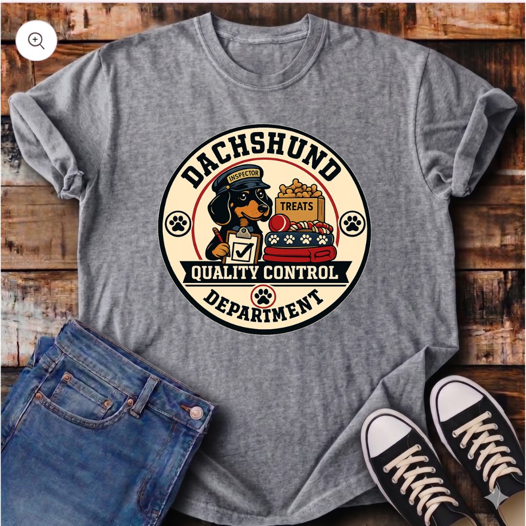 Dachshund Quality Control T-Shirt
