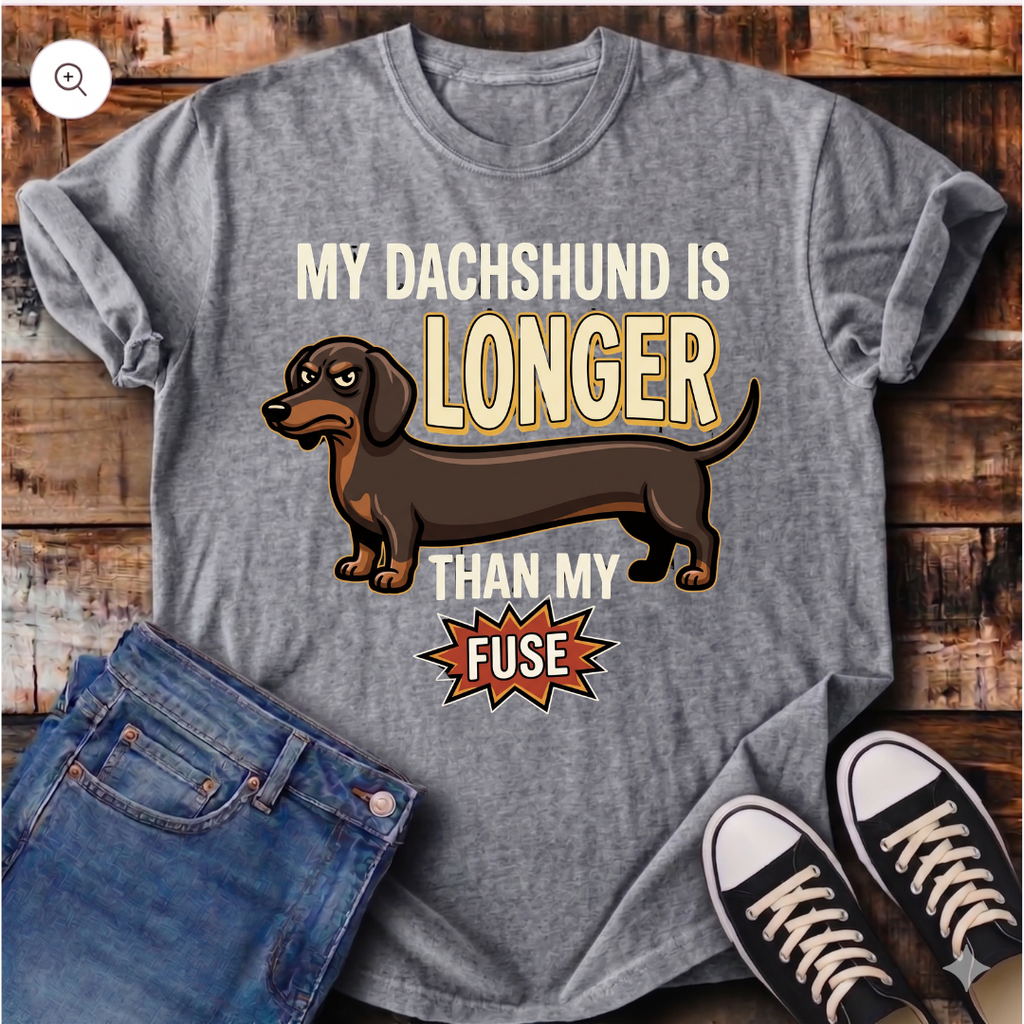 My Dachshund Is Longer Than My Fuse T-Shirt